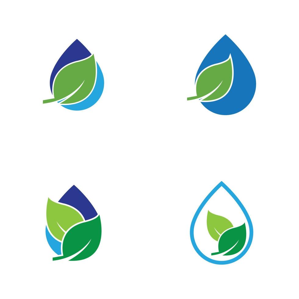 waterdruppel logo sjabloon vector illustratie ontwerp