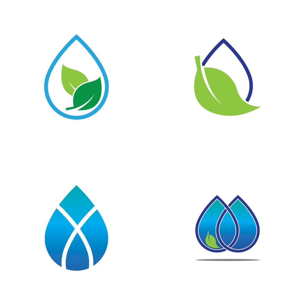 waterdruppel logo sjabloon vector illustratie ontwerp