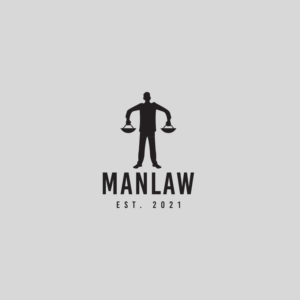 man en wet logo pictogram ontwerp illustratie vector