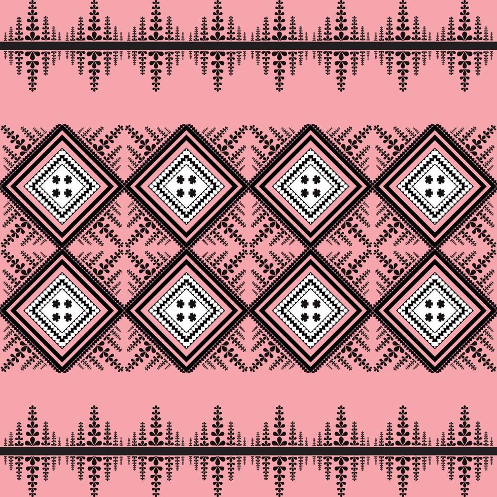 vector naadloos patroon. weefpatroon vierkant vaker, vector naadloos patroon. moderne stijlvolle textuur. trendy grafisch ontwerp voor kleding testapparatuur, interieur, behang roze.