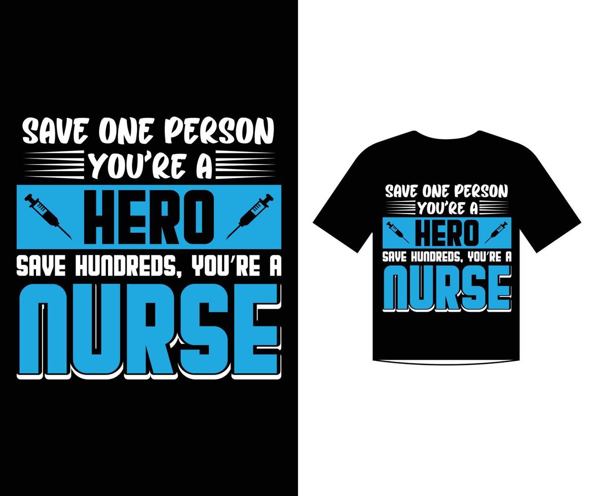 verpleegster citaten t-shirt sjabloonontwerp vector voor verpleegdag, liefdescitaten