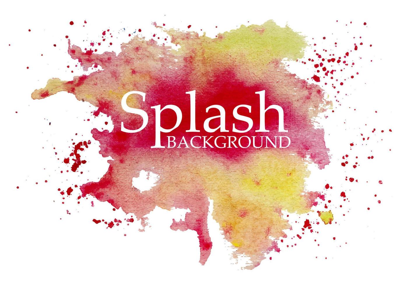 kleurrijke geïsoleerde aquarel splatter vlek, hand getekende aquarel splash vector, veelkleurige aquarel splash vector