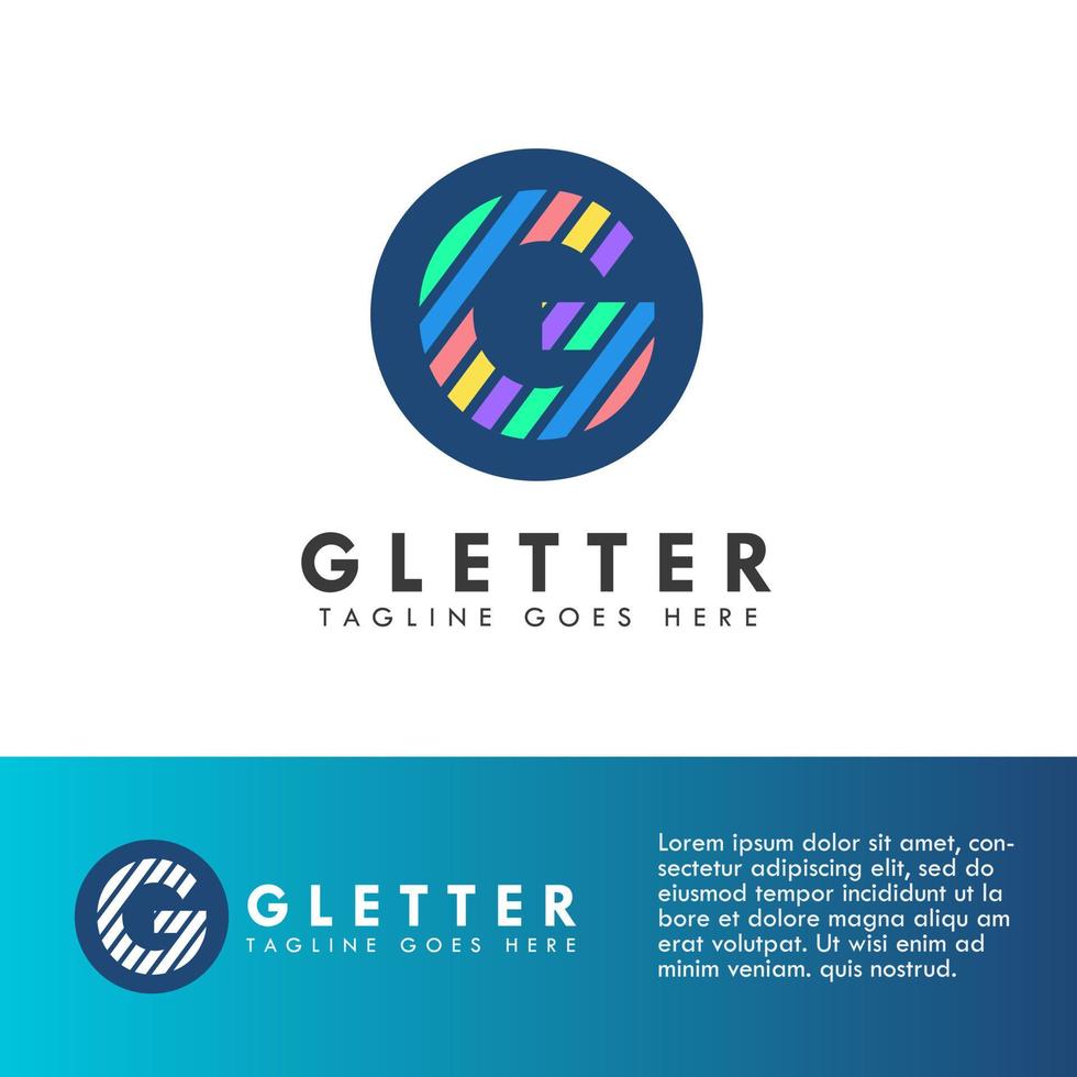 alfabet g letter logo en pictogram ontwerp vector