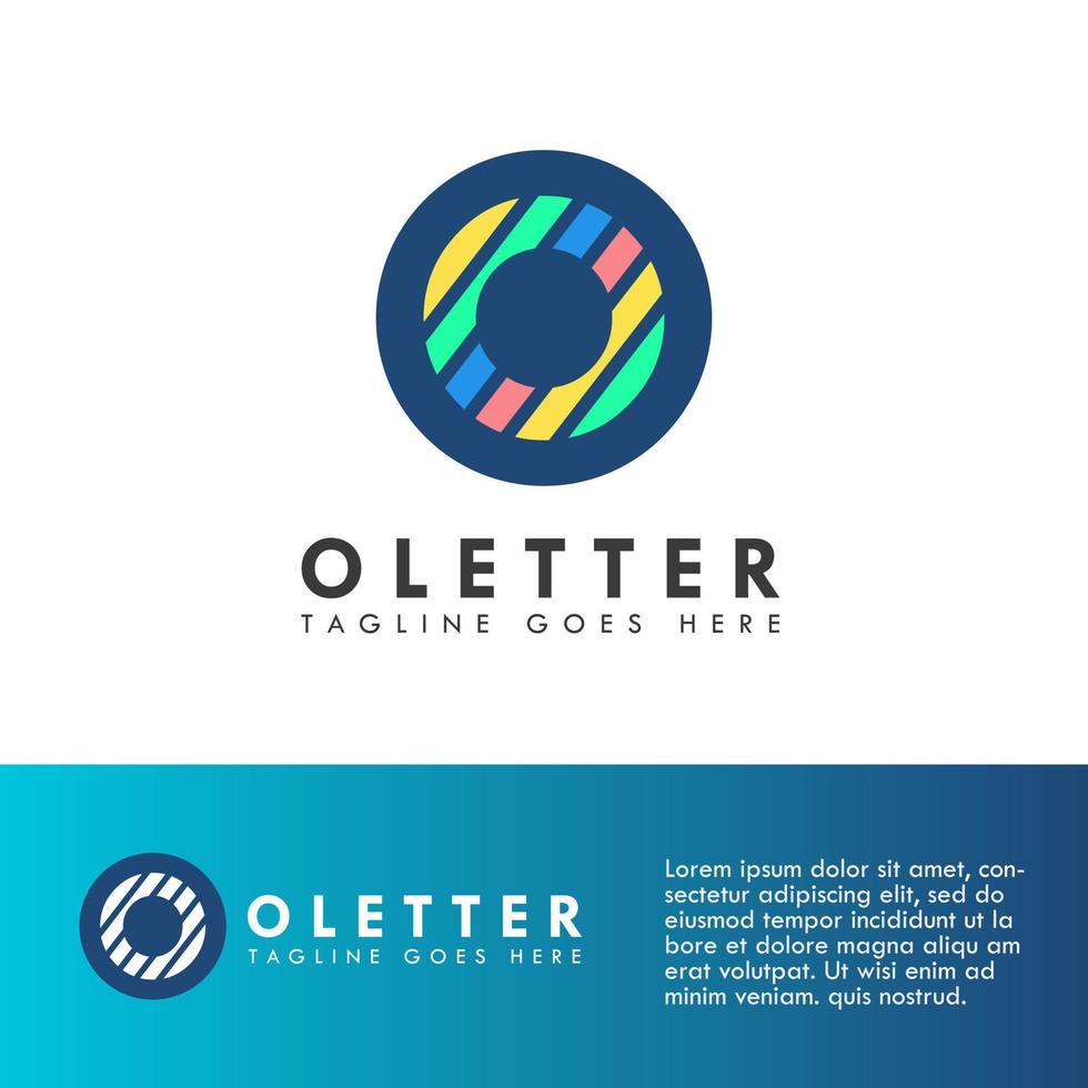 alfabet o letter logo en pictogram ontwerp vector