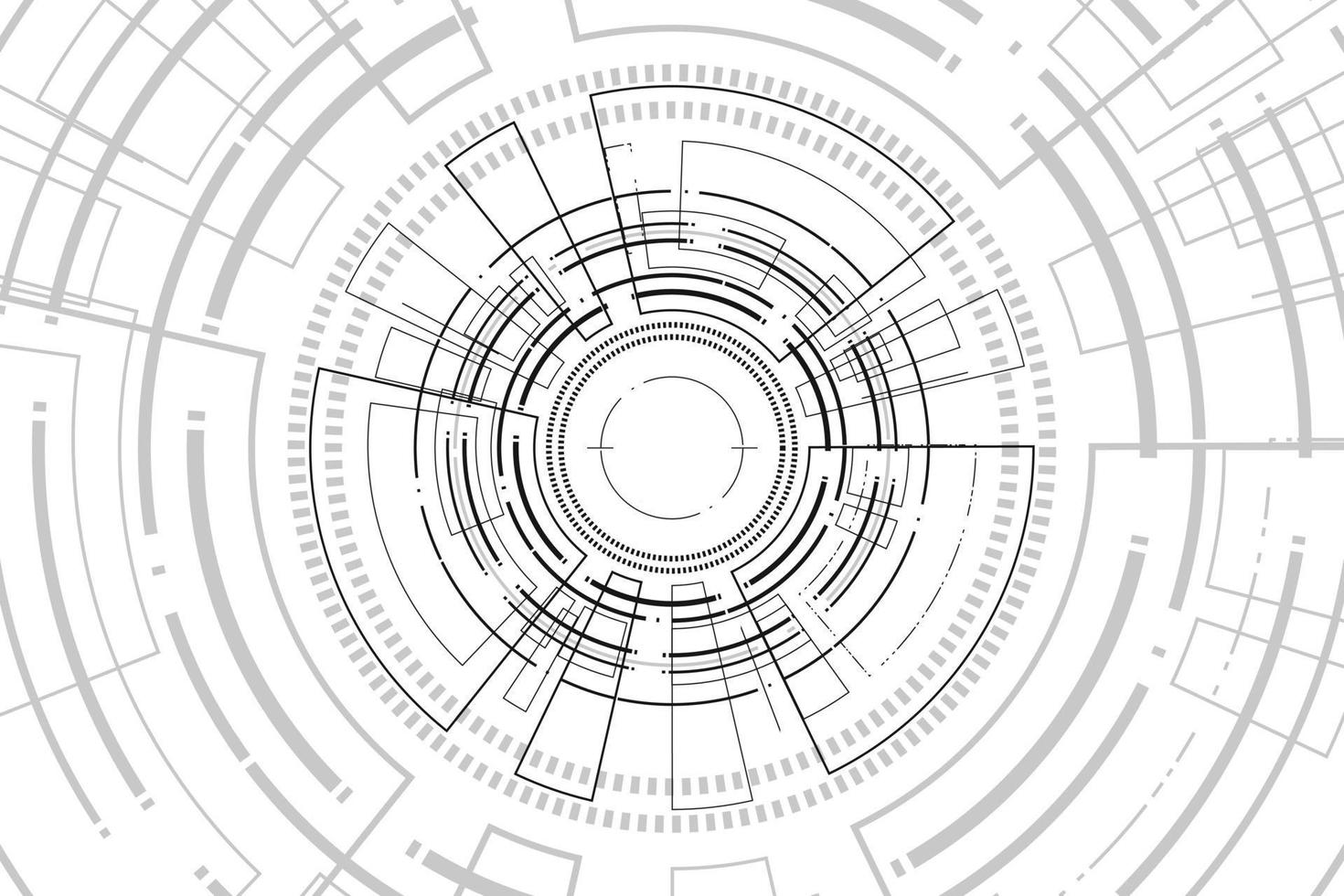 futuristische technologie abstracte sjabloon, innovatieve virtuele gebruikersinterfaces, hud, pijl snelheid achtergrond vector