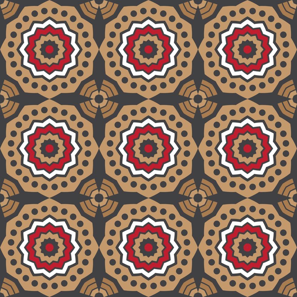 decoratief zwart-wit batik naadloos vectorpatroon vector