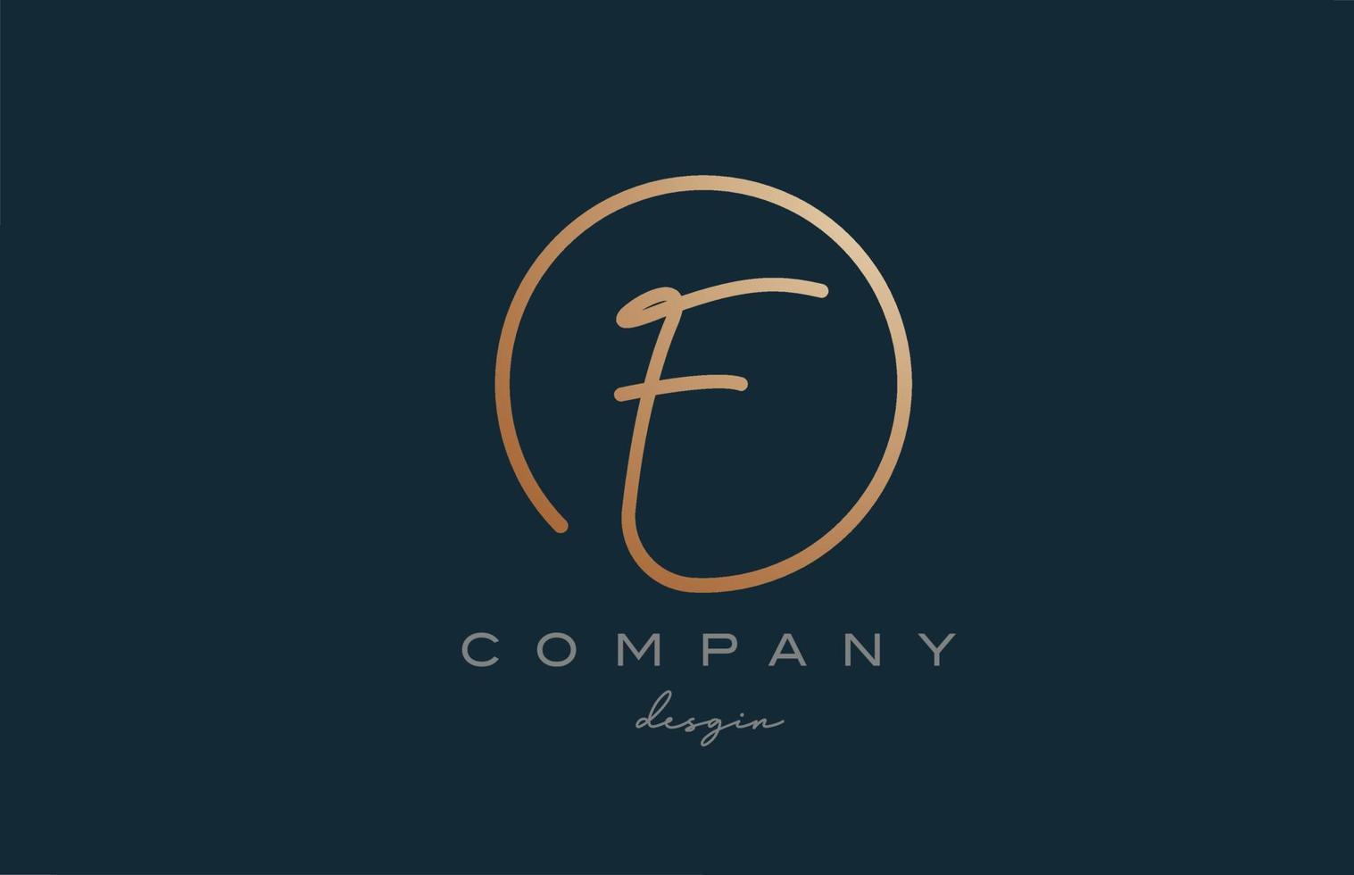 bruin sloot zich aan bij f alfabet letter logo pictogram ontwerp. handgeschreven verbonden creatieve sjabloon voor bedrijf en bedrijf vector