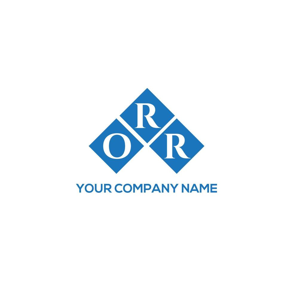 orr brief logo ontwerp op witte achtergrond. orr creatieve initialen brief logo concept. orr brief ontwerp. vector