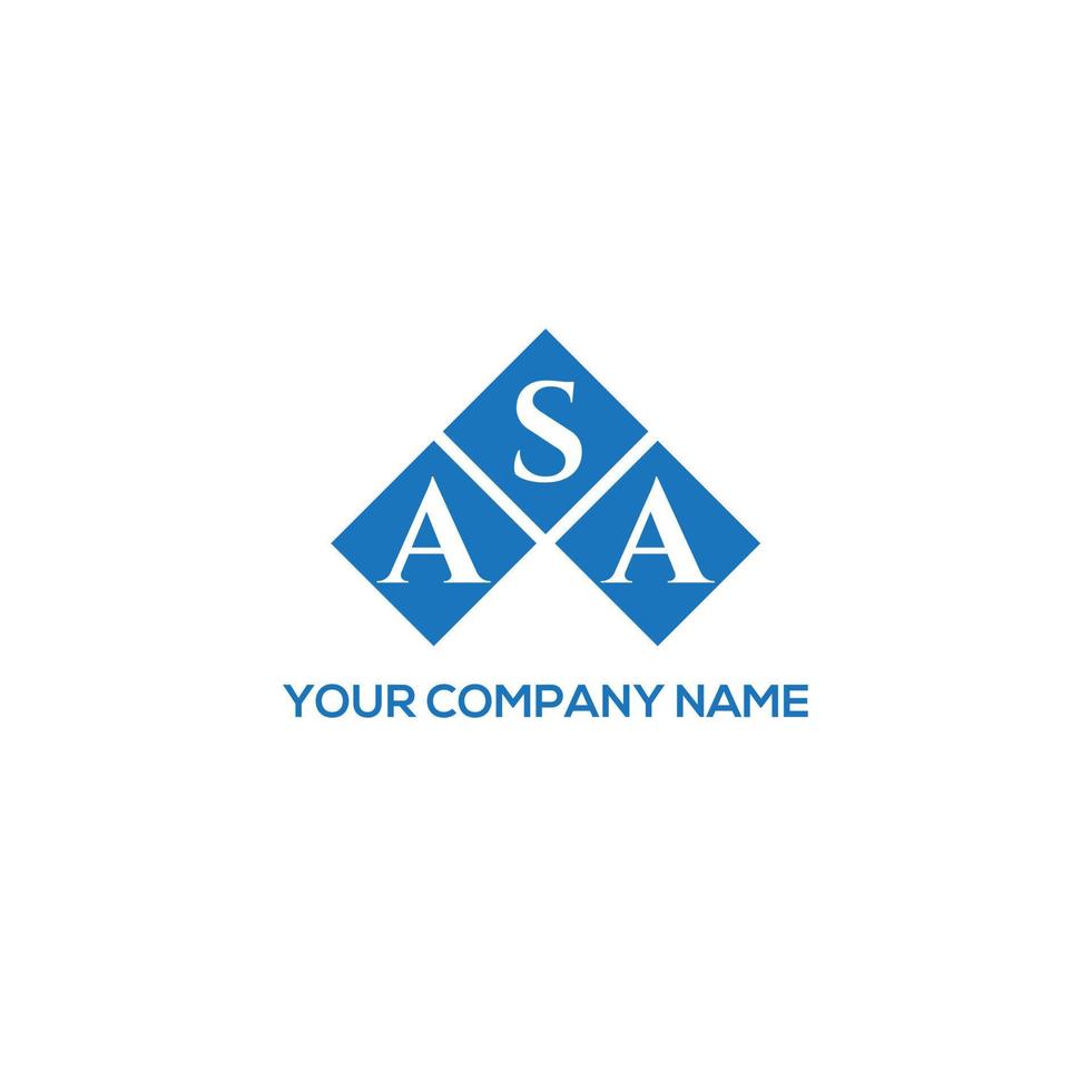 asa brief logo ontwerp op witte achtergrond. asa creatieve initialen brief logo concept. asa brief ontwerp. vector