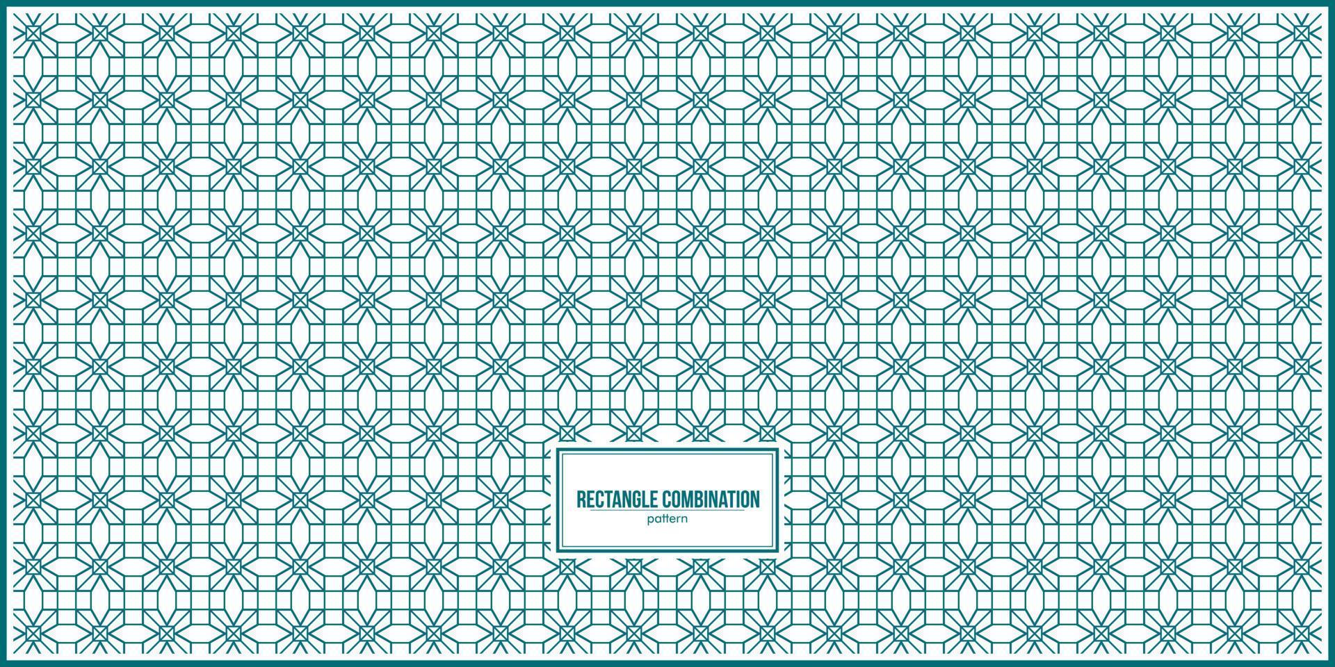 samenvatting van rechthoekig combinatiepatroon vector
