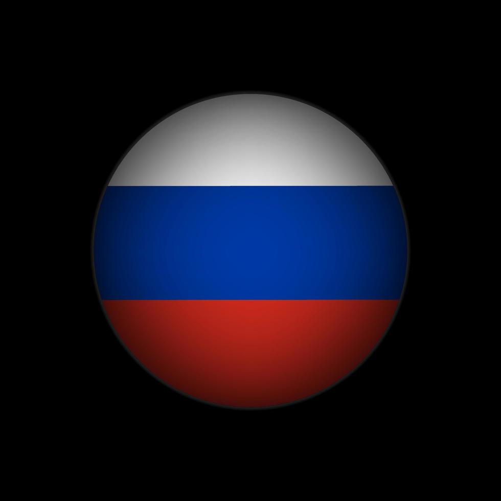 land Rusland. russische vlag. vectorillustratie. vector