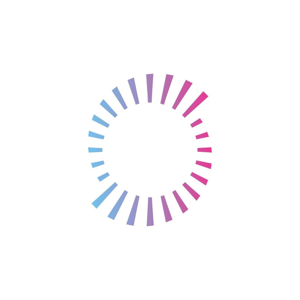 slim laden cirkel pictogram logo vector