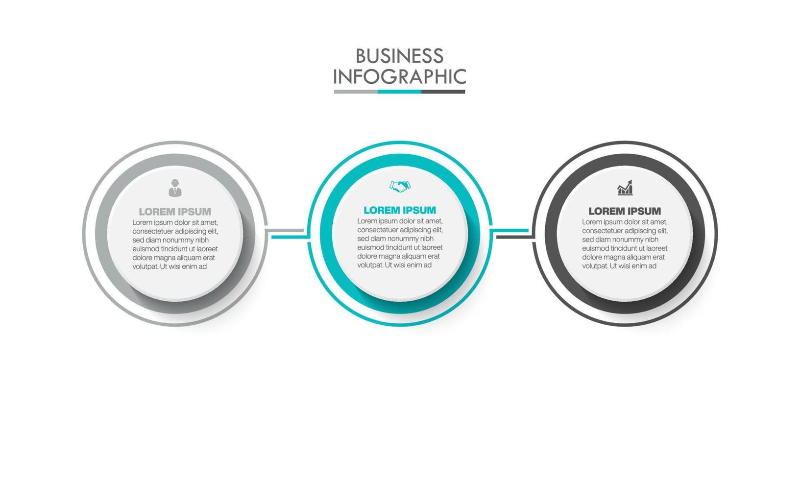 presentatie zakelijke infographic sjabloon vector