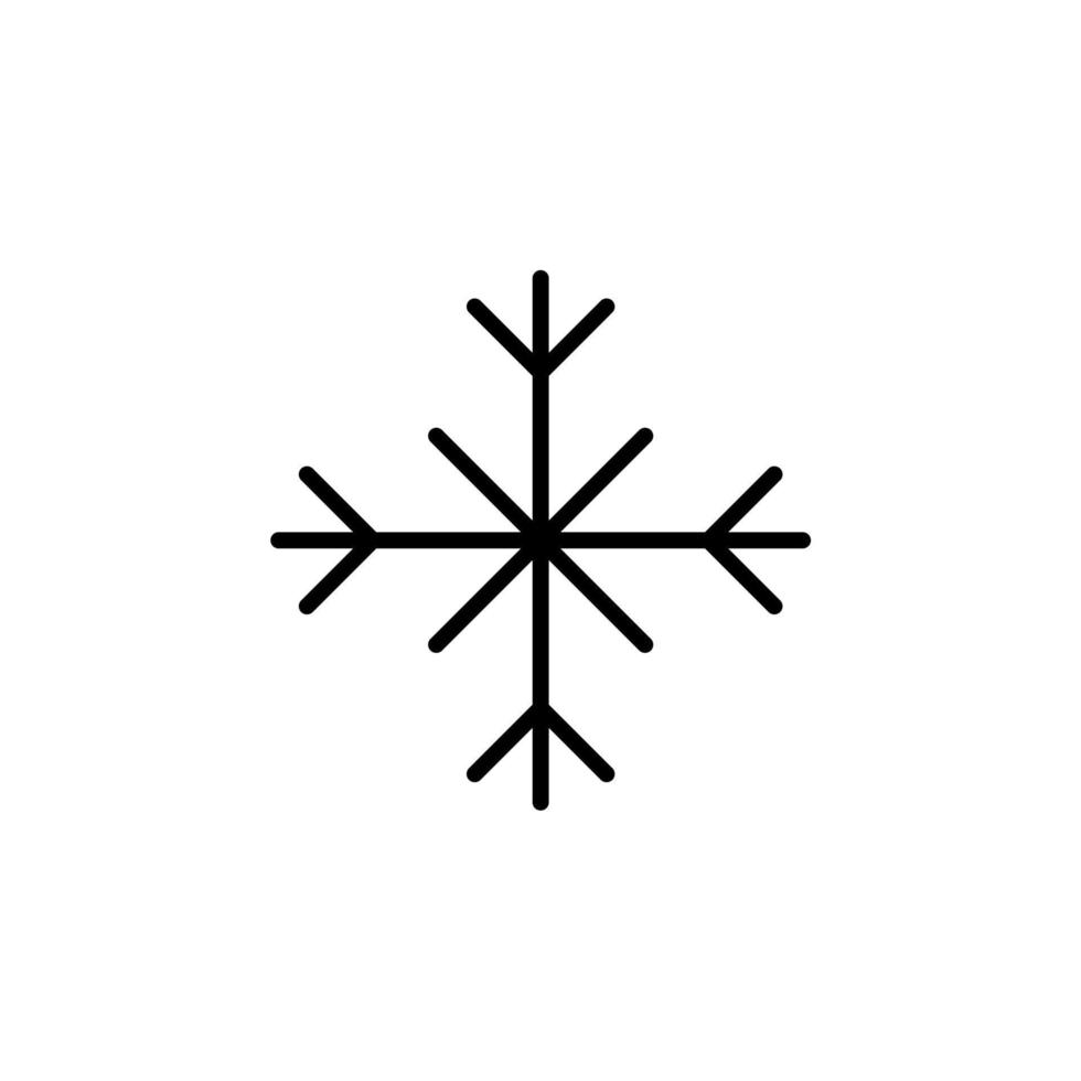 winter, sneeuwval, sneeuw, sneeuwvlok ononderbroken lijn pictogram vector illustratie logo sjabloon. geschikt voor vele doeleinden.