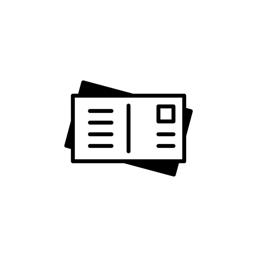 post, brief, mail, briefkaart ononderbroken lijn pictogram vector illustratie logo sjabloon. geschikt voor vele doeleinden.