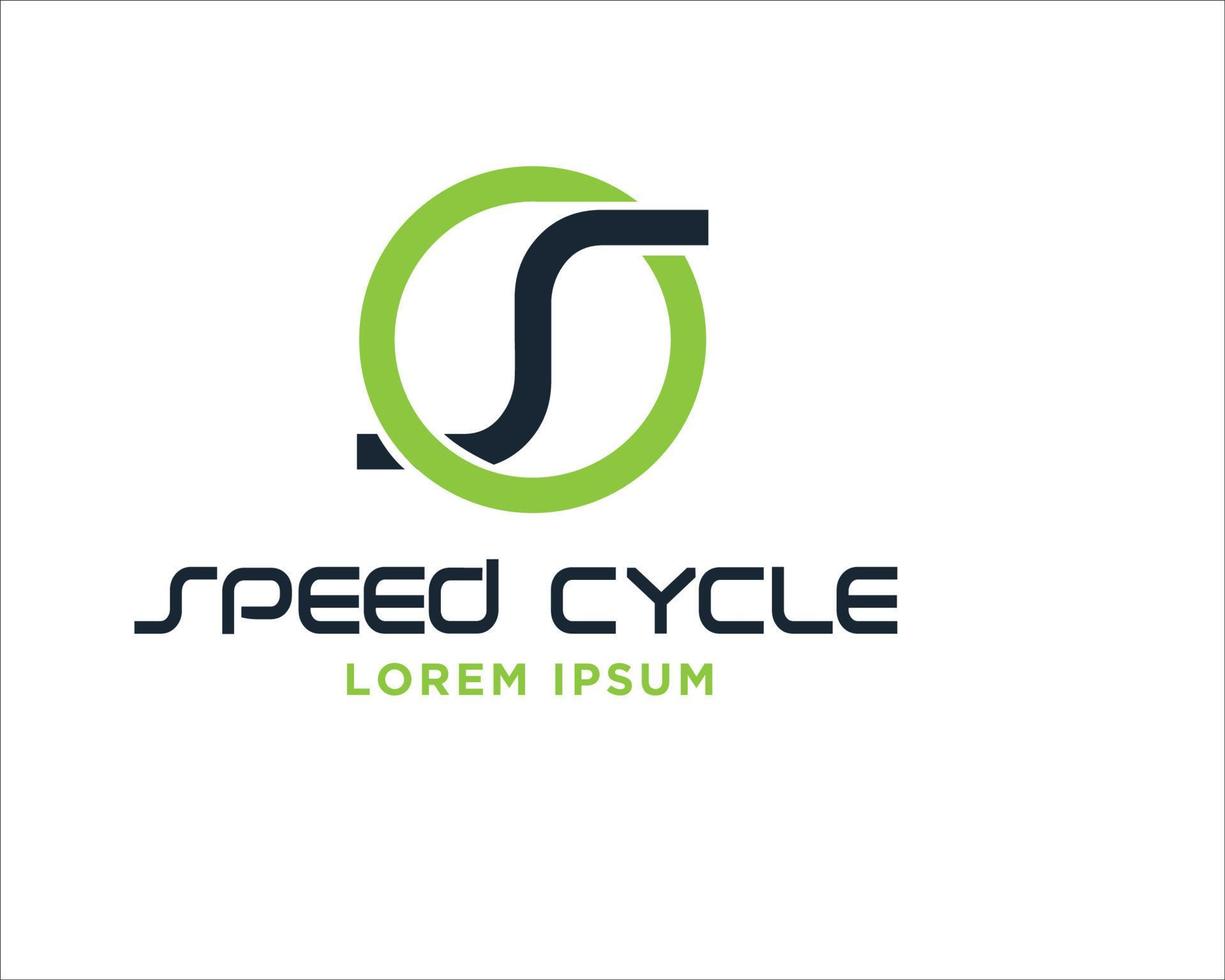 fietsen logo ontwerpen pictogram en symbool minimalistische vector