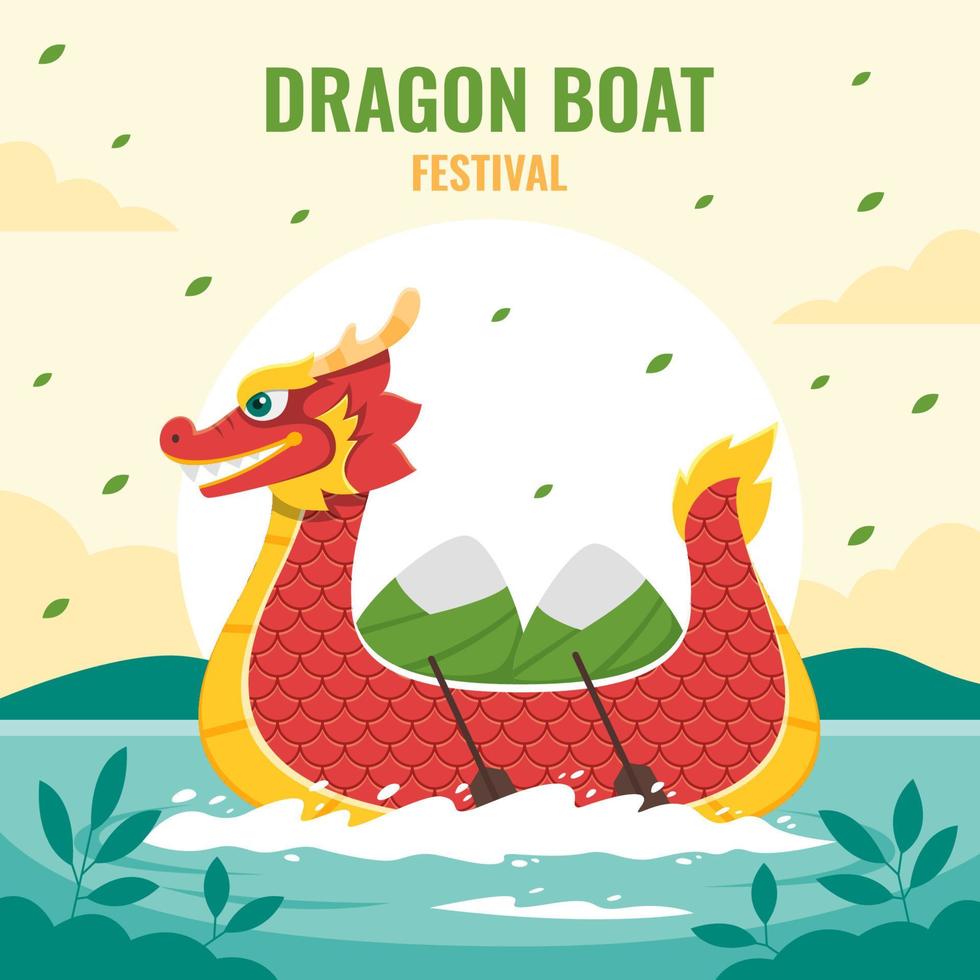 drakenboot festival vector