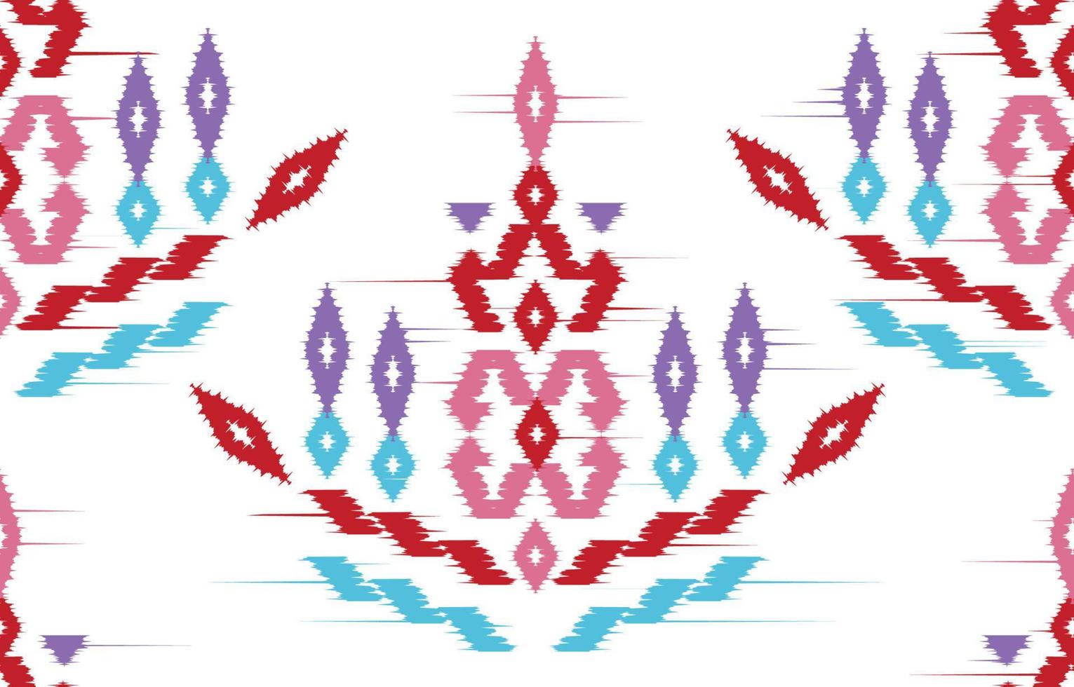 mooi motief etnische ikat navajo. naadloze kasuri patroon in tribal, folk borduurwerk, mexicaanse, indische, Marokkaanse style.aztec geometrische kunst ornament print. gestructureerd ontwerp voor tapijt, stof. vector