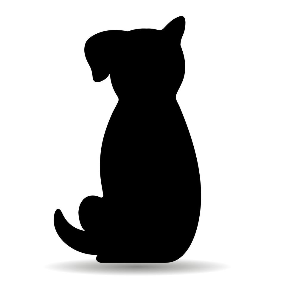 illustratie van een hond en een kat vector