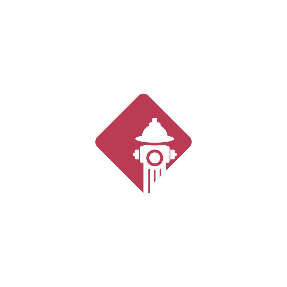 brandkraan pictogram logo ontwerp sjabloon vector