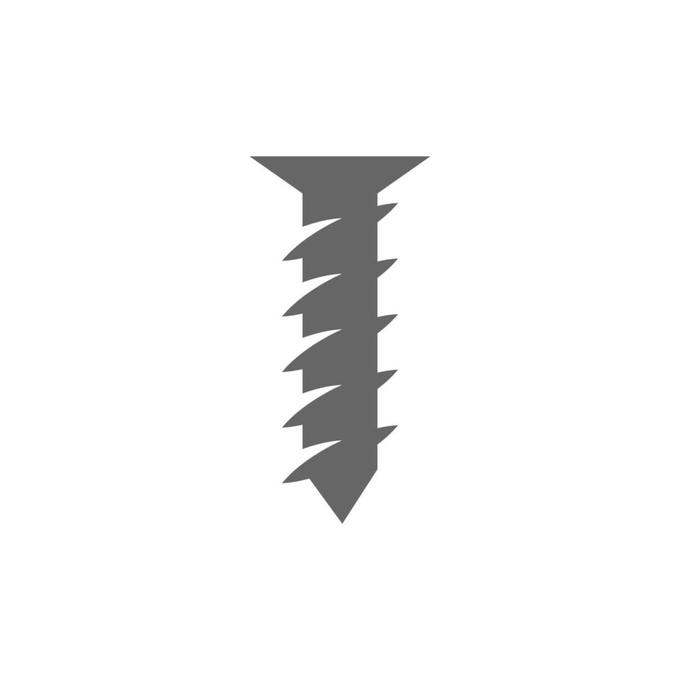 schroef, bout pictogram logo ontwerp illustratie vector