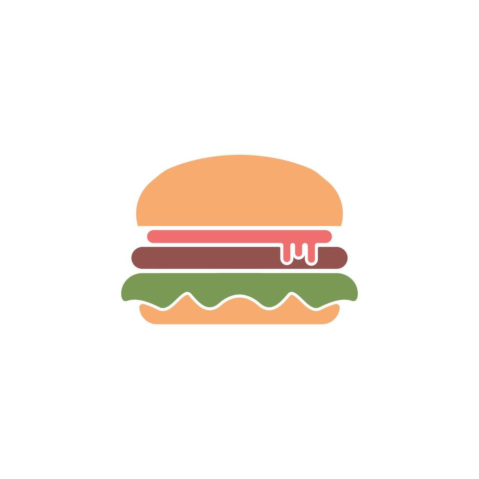 hamburger pictogram illustratie ontwerp sjabloon vector