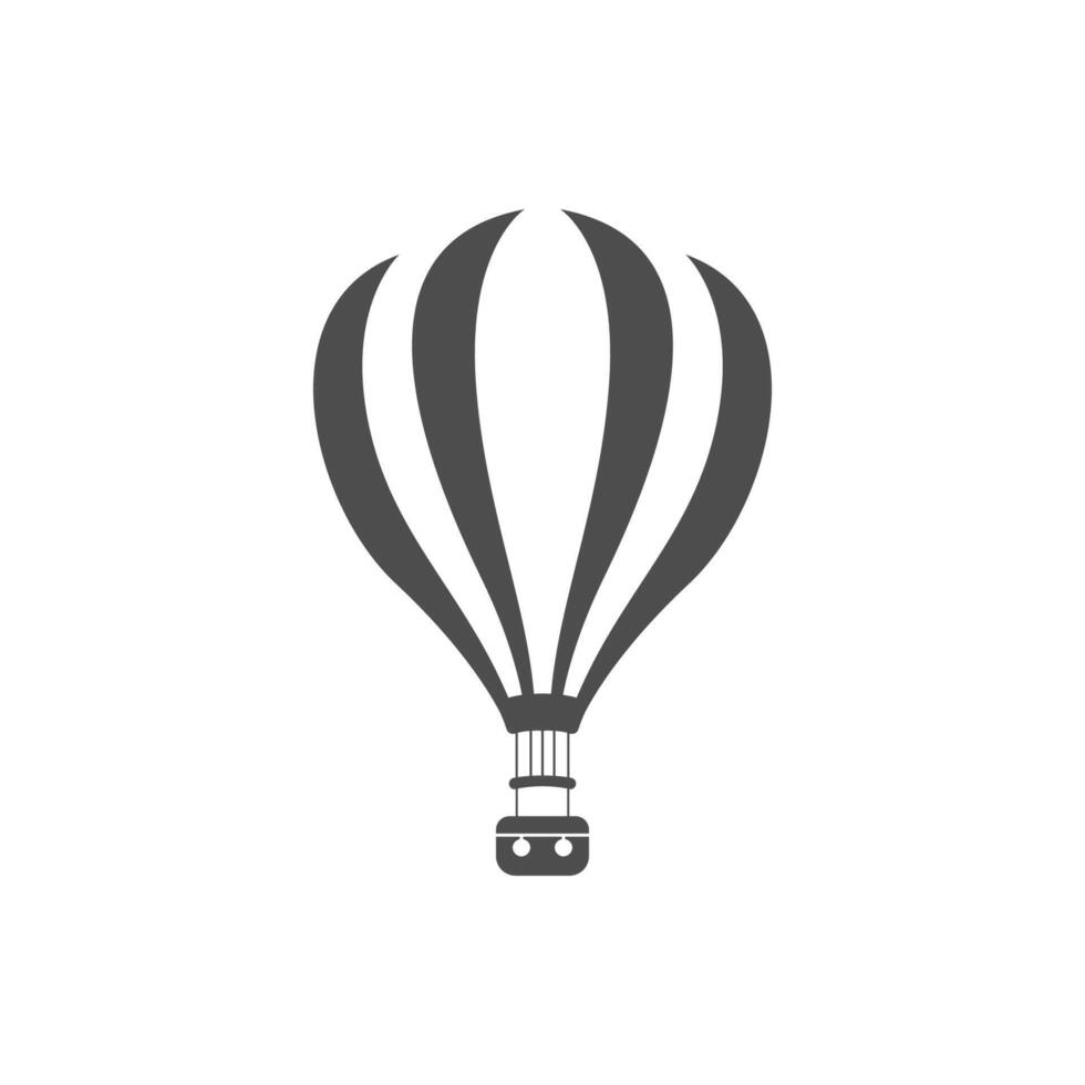 luchtballon pictogram logo ontwerp illustratie vector