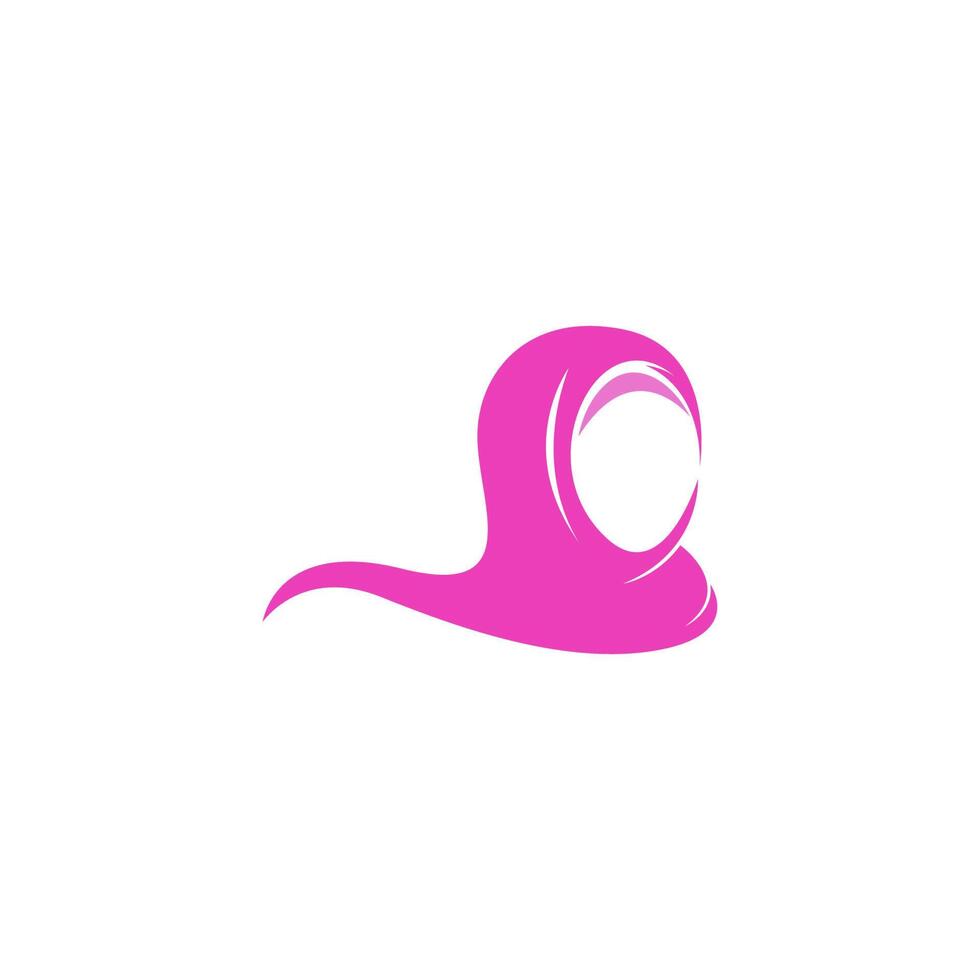 hijab logo pictogram illustratie ontwerp vector