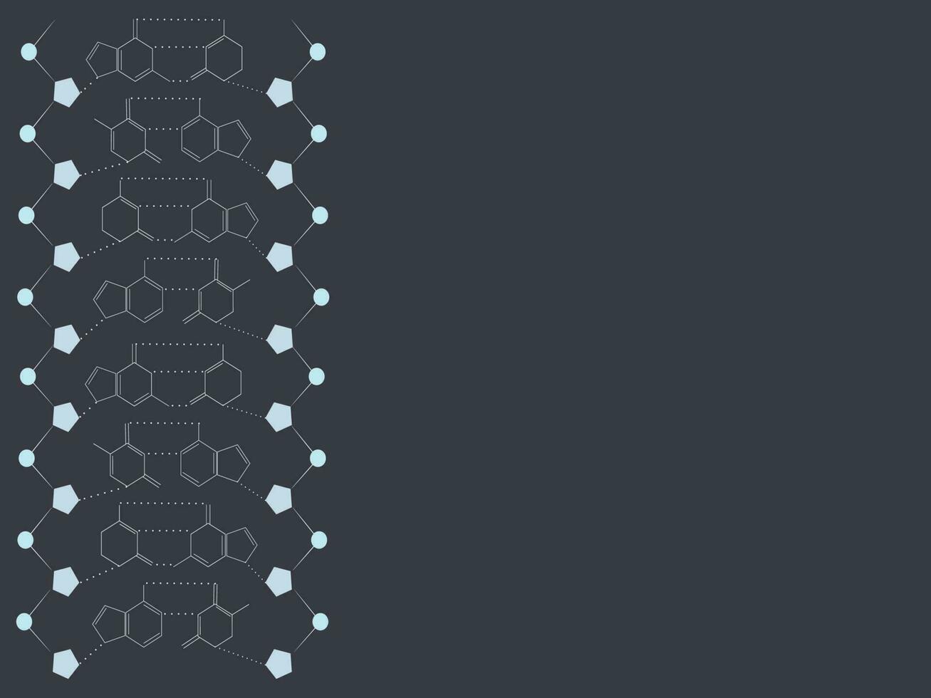 dna dubbele helix achtergrond vector