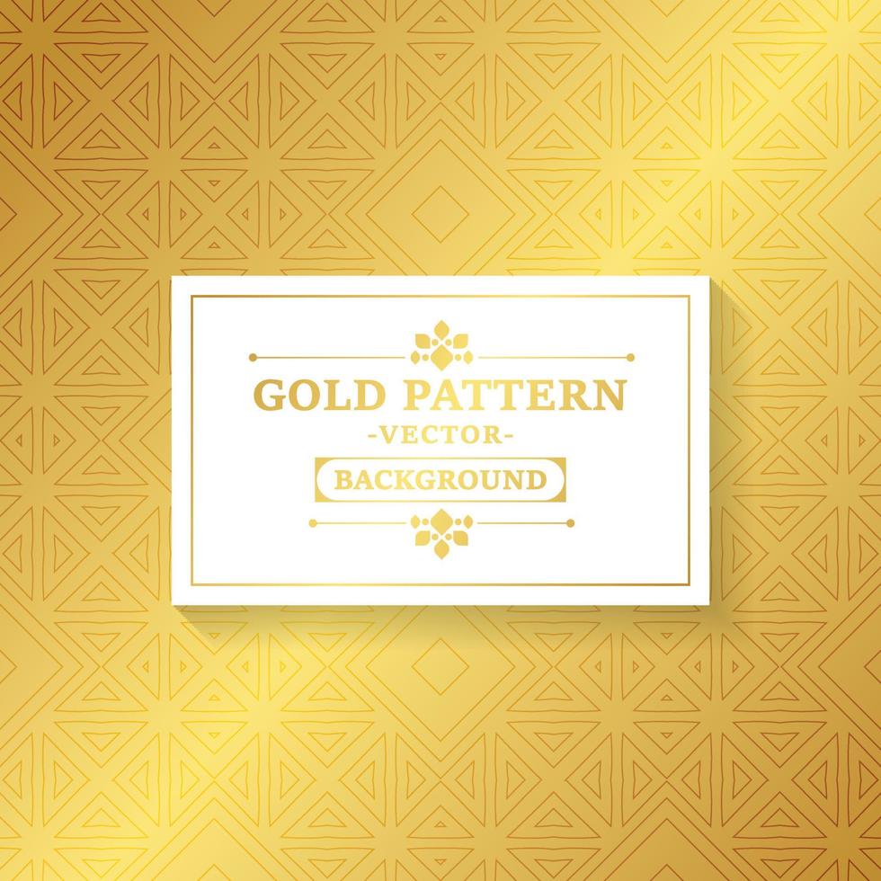 elegant goud abstract lijnpatroon vector