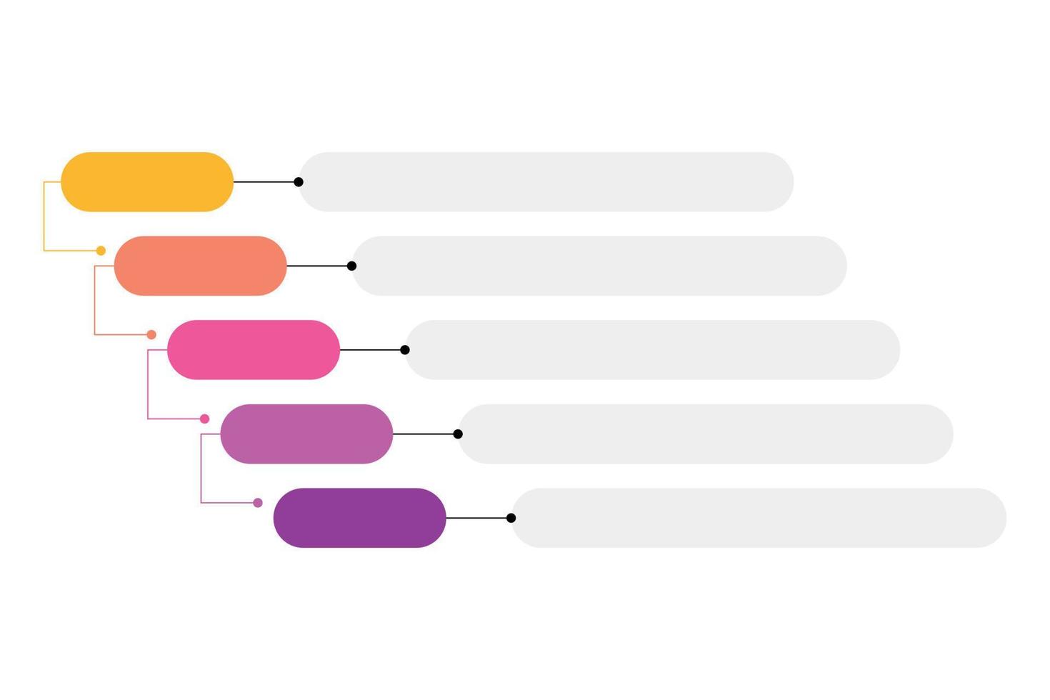 infographic labelsjabloon met pictogrammen. stappen. infographics voor bedrijfsconcept. kan worden gebruikt voor infografieken, stroomschema's, presentaties, websites, banners, drukwerk. vector