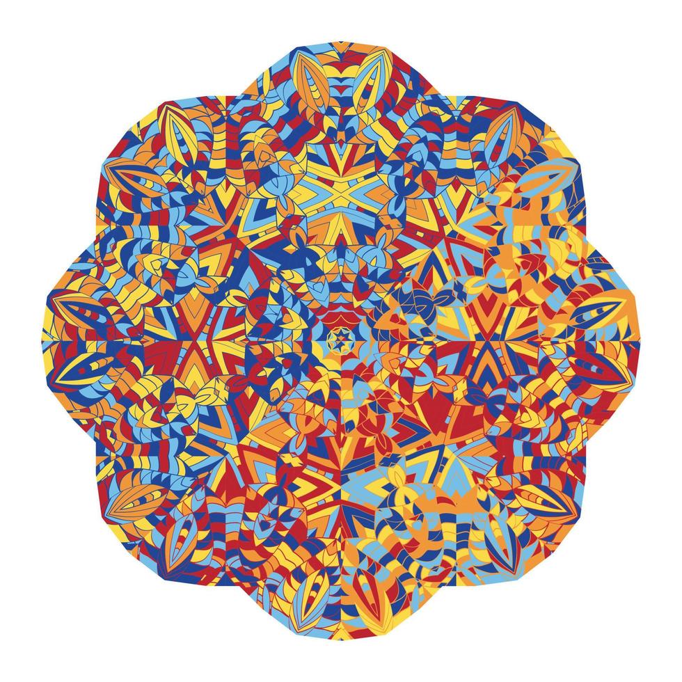 nieuwe abstracte afbeelding met caleidoscoop vector