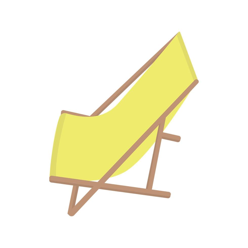 vector illustratie strandstoel
