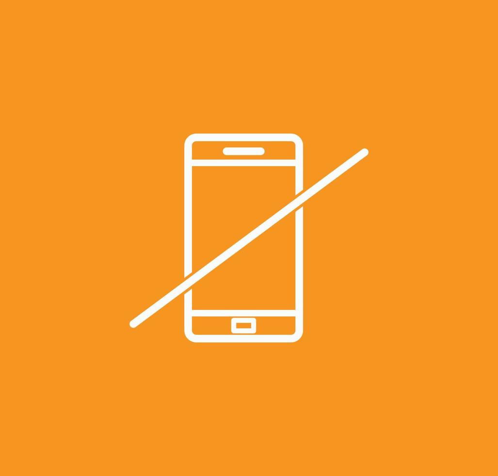 smartphone pictogram vector logo ontwerpsjabloon