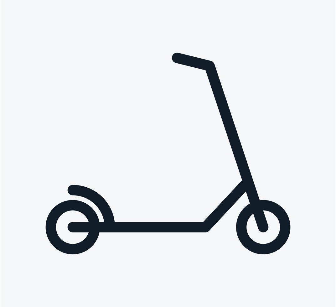 scooter pictogram vector platte ontwerp illustratie