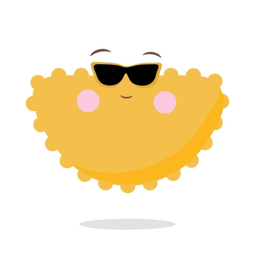 emoji met een bril illustratie vector
