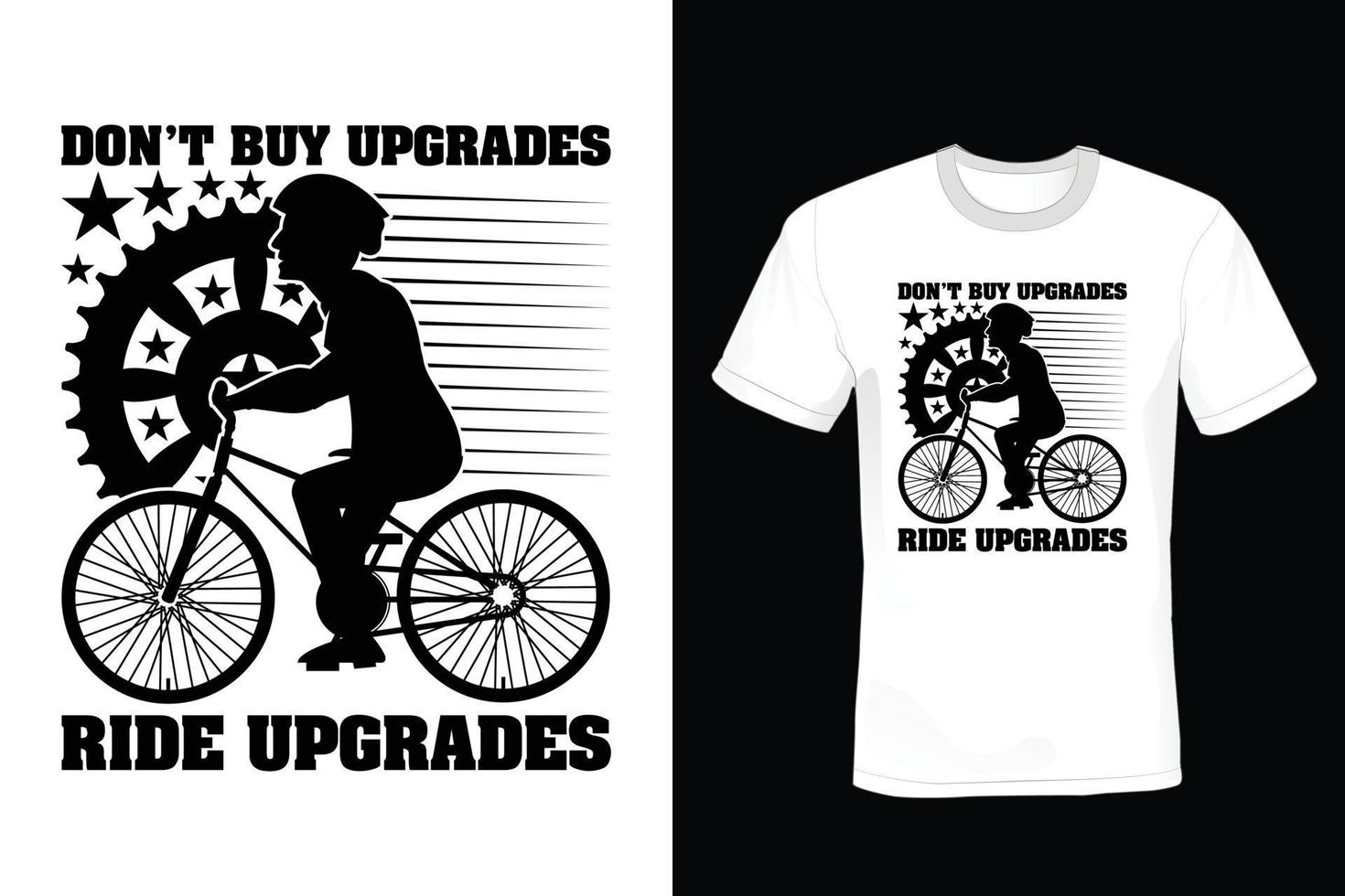 fiets t-shirt ontwerp, vintage, typografie vector