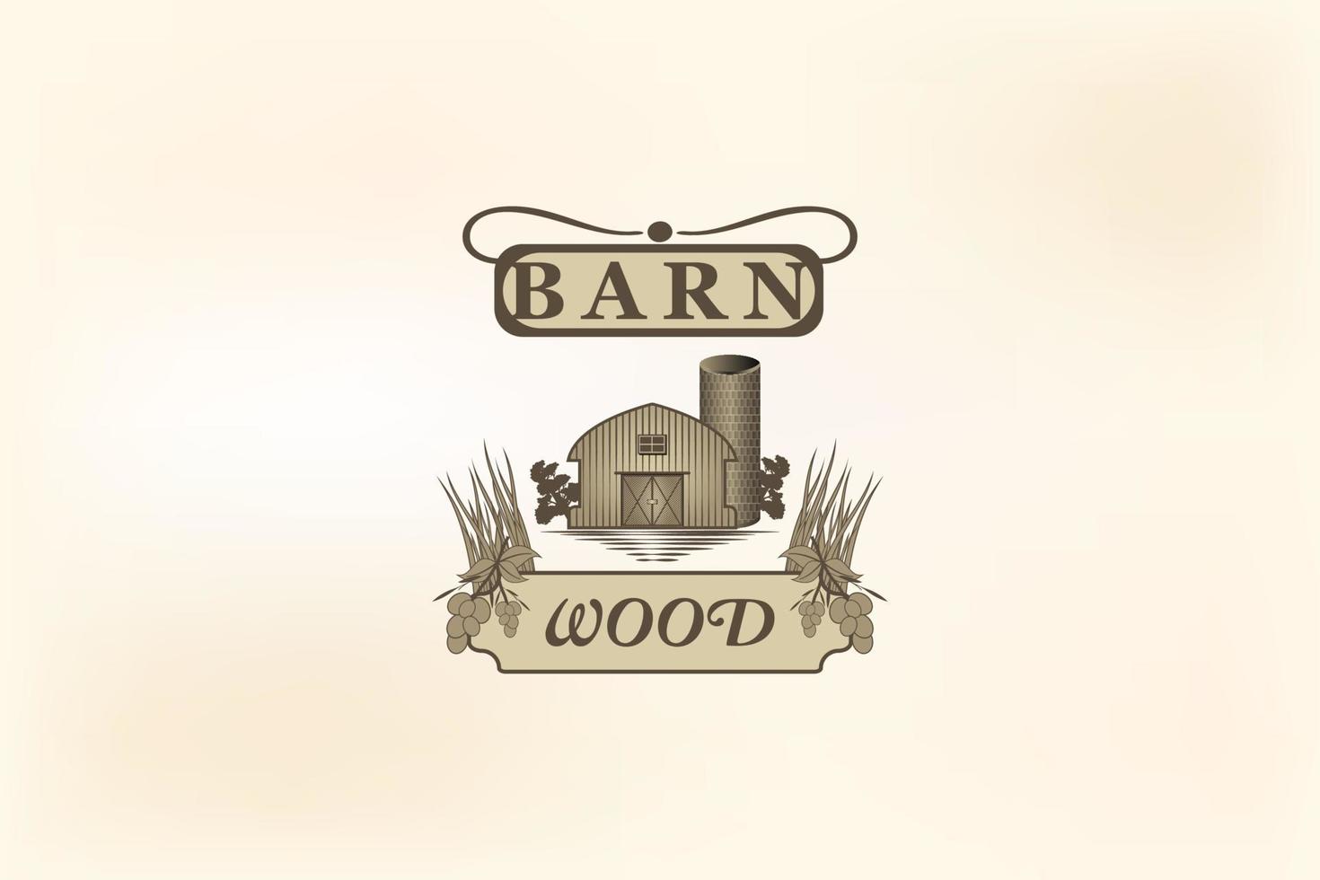 boerderijen huis logo vector illustratie sjabloonontwerp