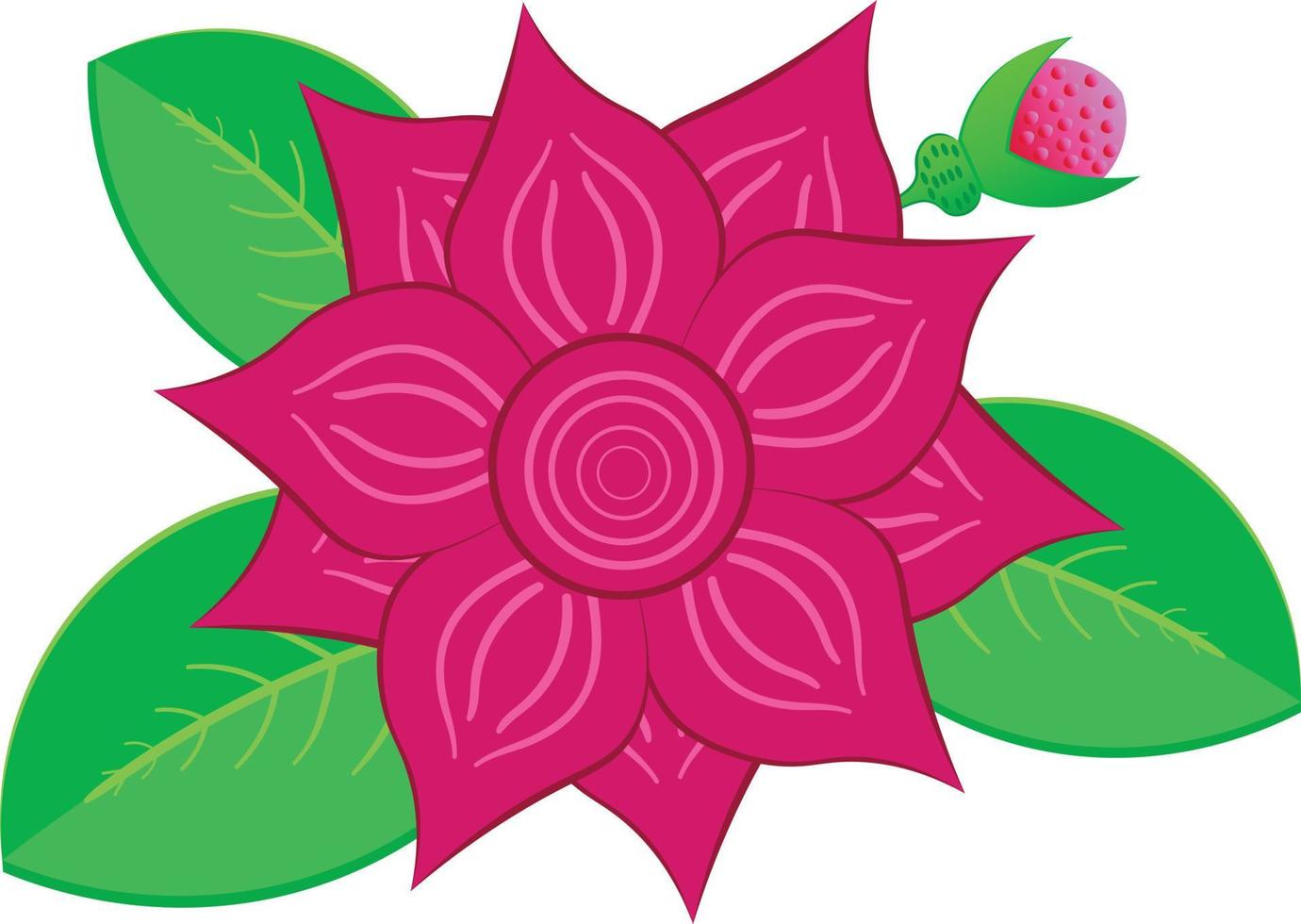 creatieve bloem vectorillustratie vector