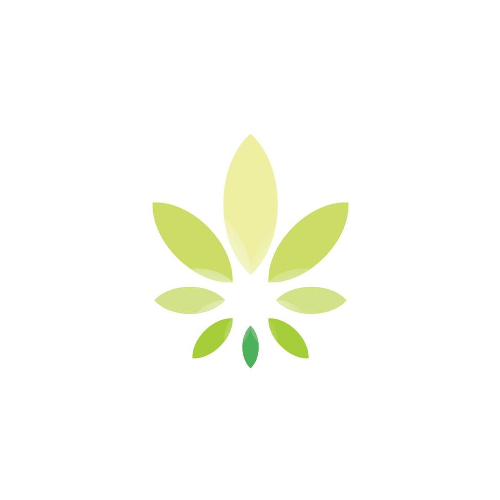 plantenlogo, symbool voor groeiend bedrijf vector