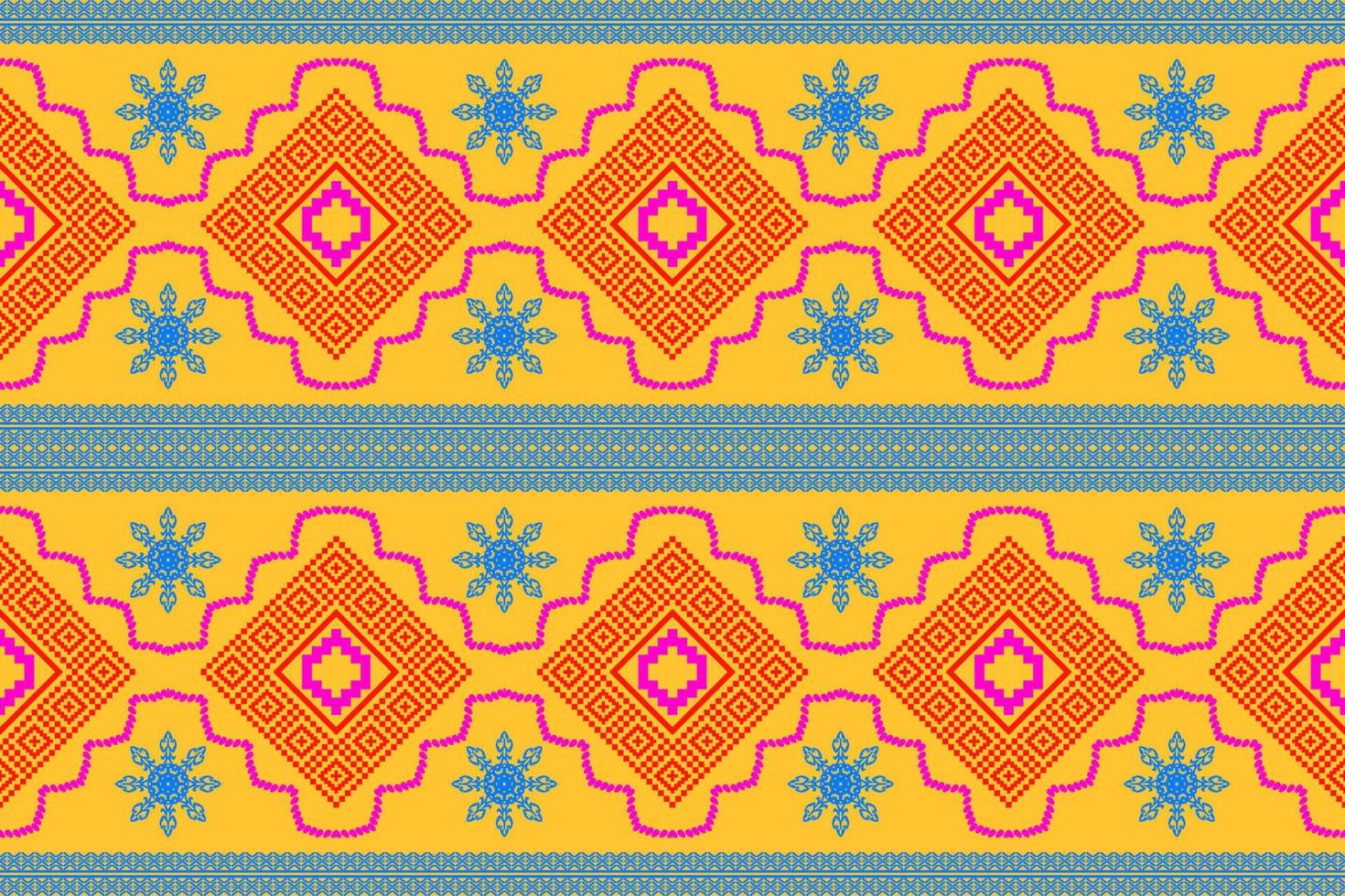 geometrische etnische oosterse traditionele pattern.figure tribal borduurwerk style.design voor achtergrond, behang, kleding, verpakking, stof, vectorillustratie vector