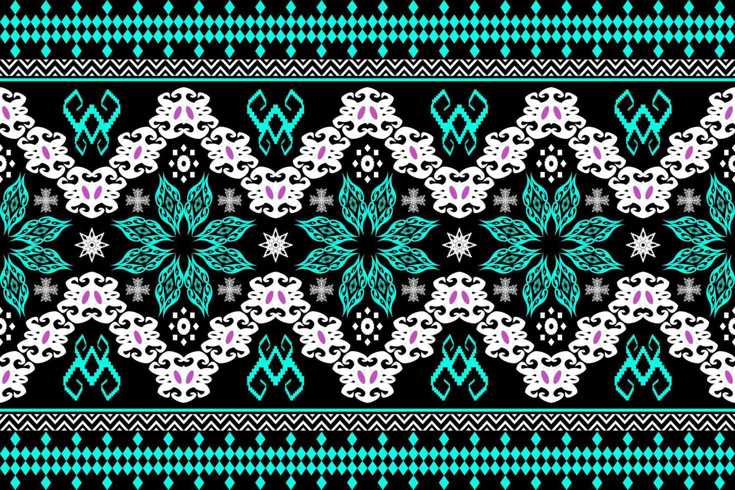 geometrische etnische oosterse traditionele pattern.figure tribal borduurwerk style.design voor achtergrond, behang, kleding, verpakking, stof, vectorillustratie vector