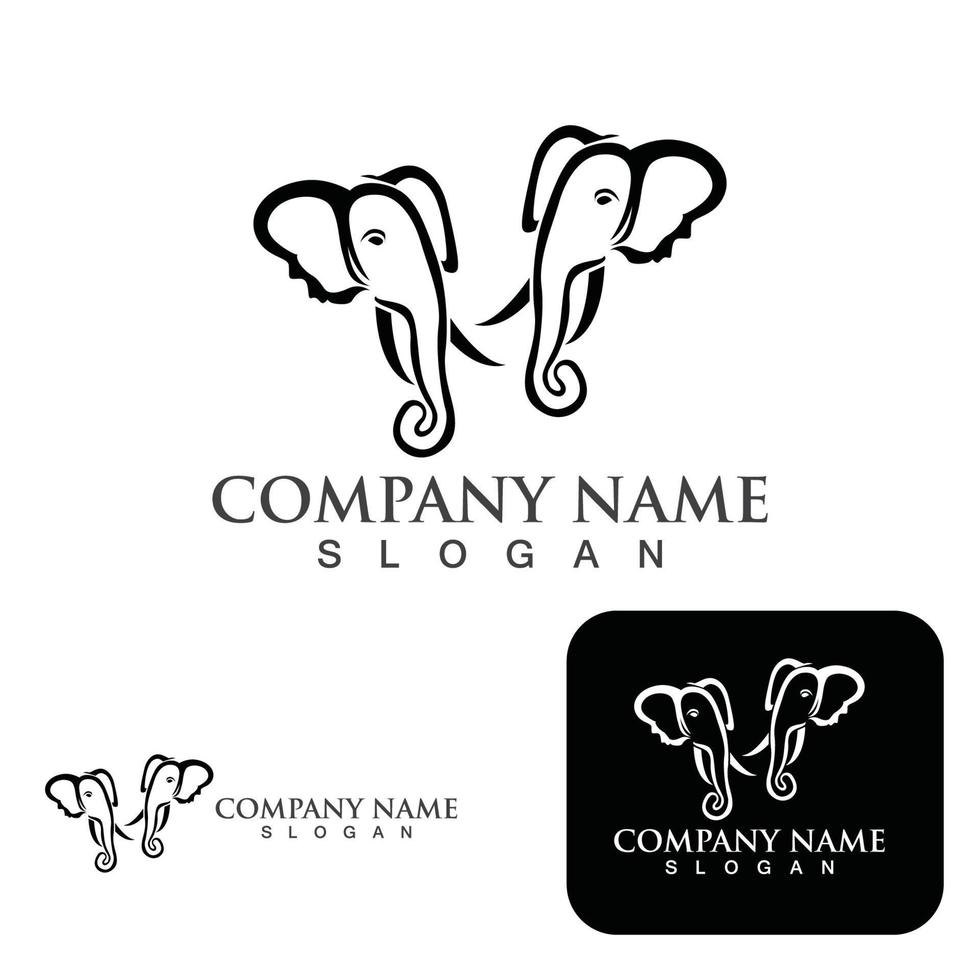 olifant logo en symbool sjabloon vector