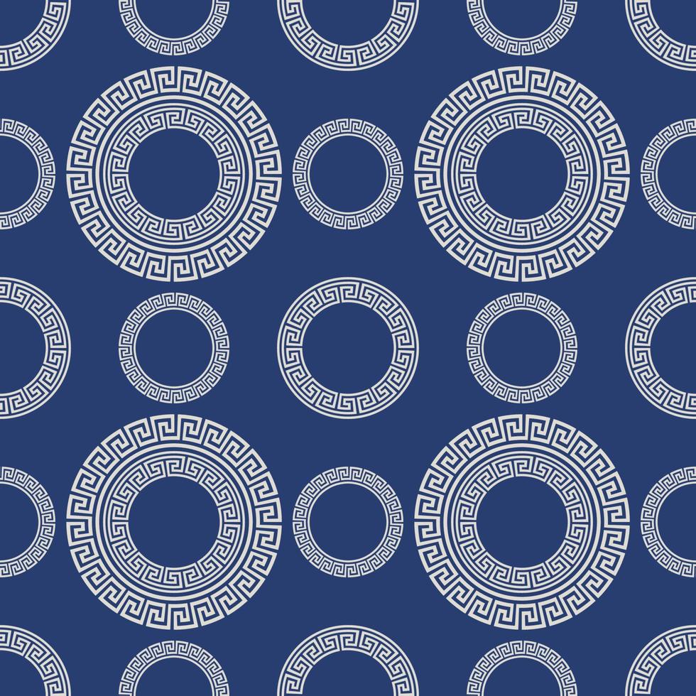 Griekse sleutel naadloze patroon. geometrische abstracte achtergrond. vector antiek motief en modern ornament eps 10