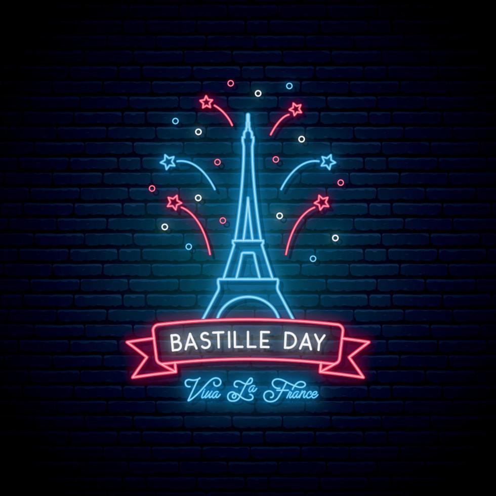 fijne bastille-dag, 14 juli. vector