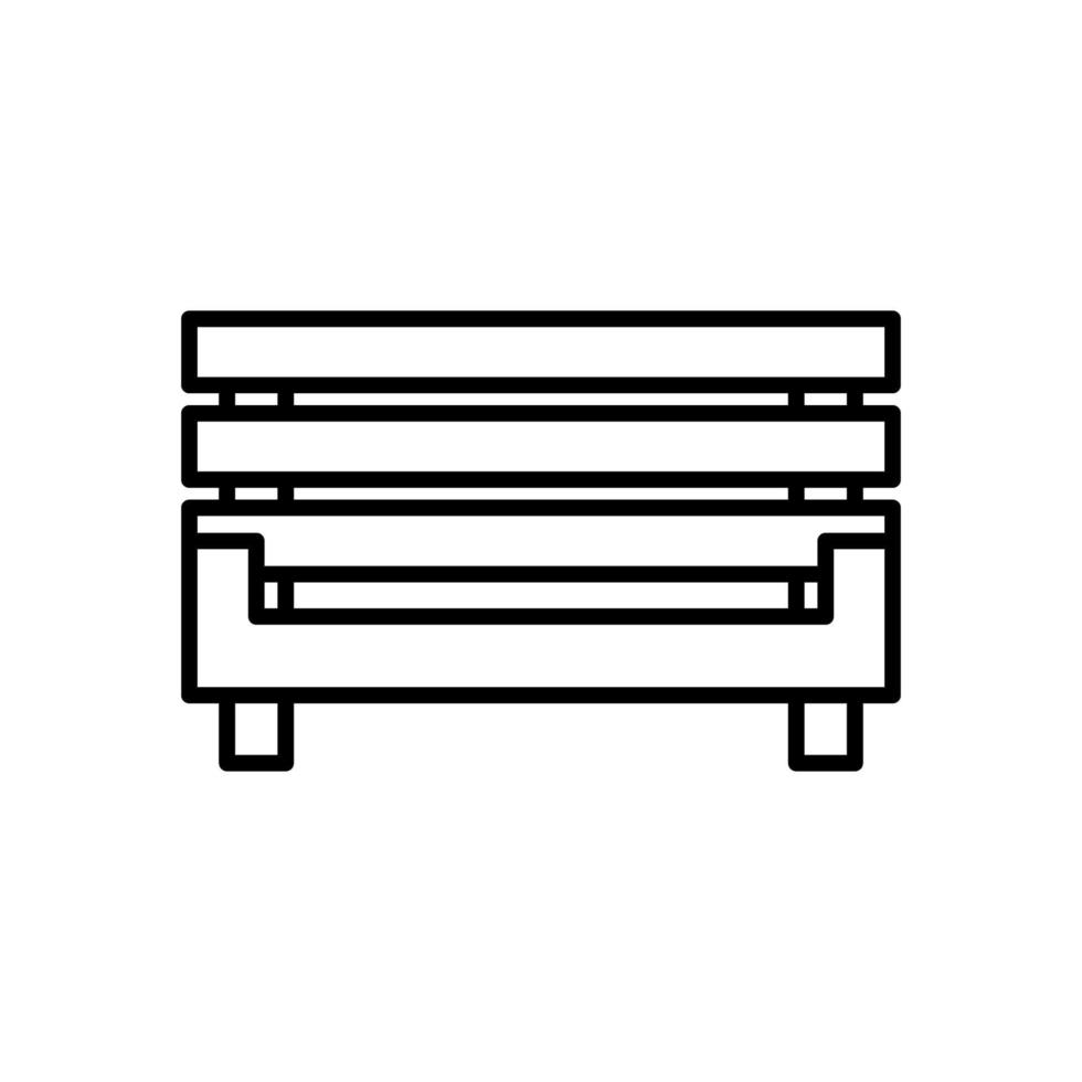 sofa geïsoleerde pictogram ontwerpsjabloon vector