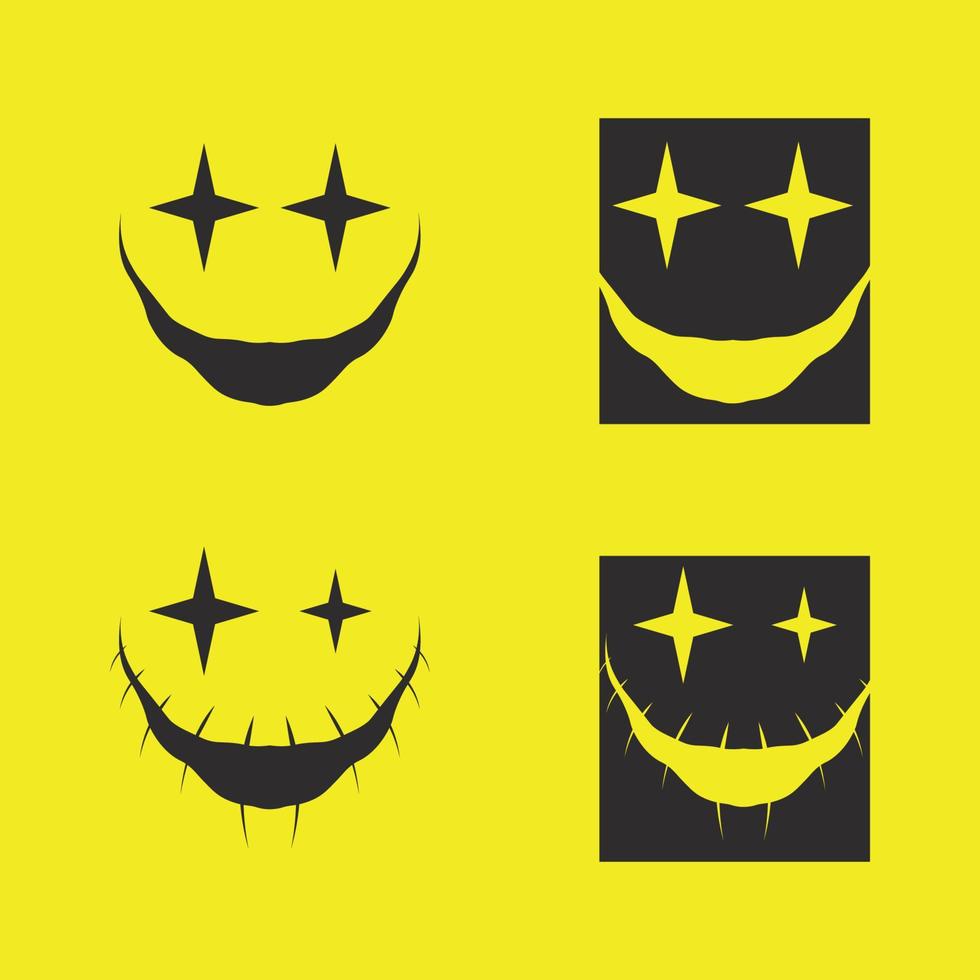 glimlach pictogram, glimlach, logo vector ontwerp gelukkig emoticon bedrijf, grappig ontwerp en vector emoji geluk