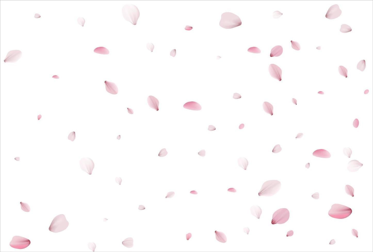 sakura-bloemblaadjes. kersen bloemblaadjes achtergrond vector