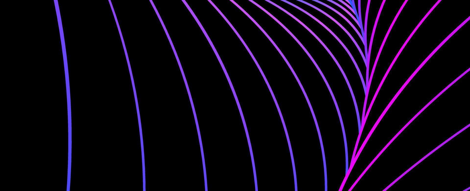 abstracte geometrische golvende gradiëntlijnen illustratie banner patroon achtergrond vector