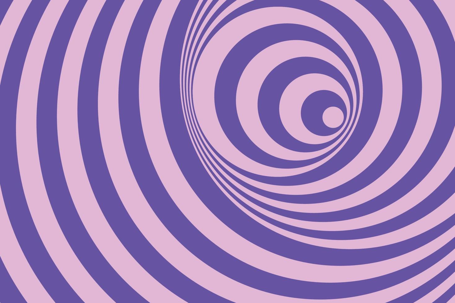 violet tweekleurige radiale hypnotische spiralen decoratieve achtergrond in abstracte stijl vector